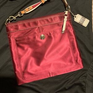 COACH Cranberry Red Crossbody Bag H1094-Z16248